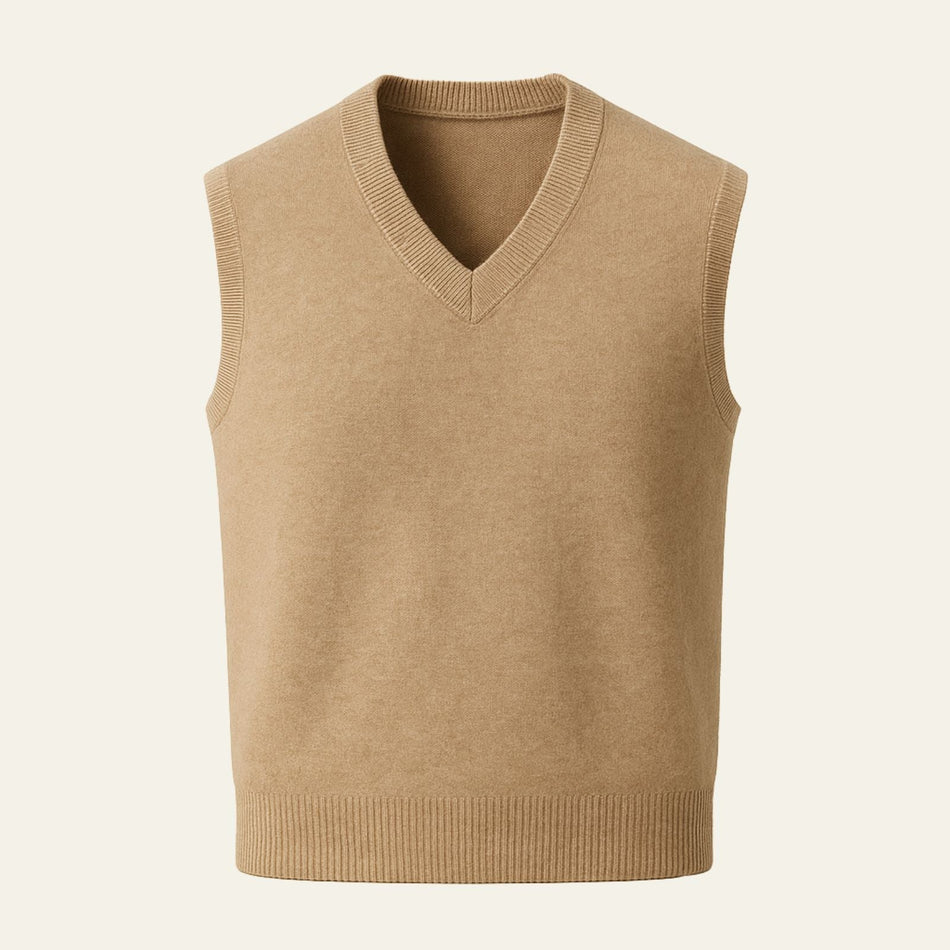 The Lucerne Cashmere Vest