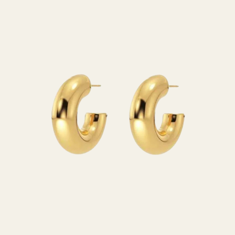 The Monaco Chunky Hoop Earrings