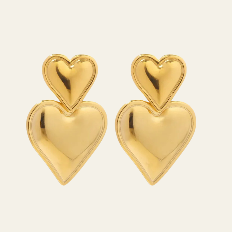 The Amore Heart Earrings