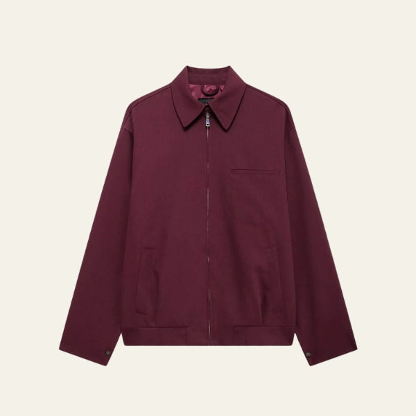 The Vienna Burgundy Jacket