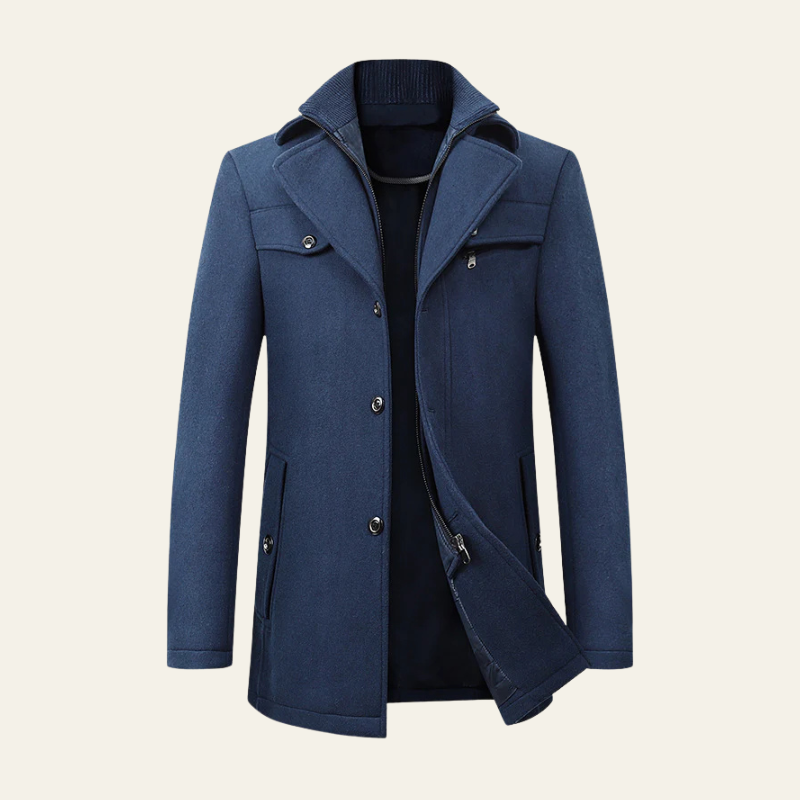 The Slater Elegant Long Overcoat