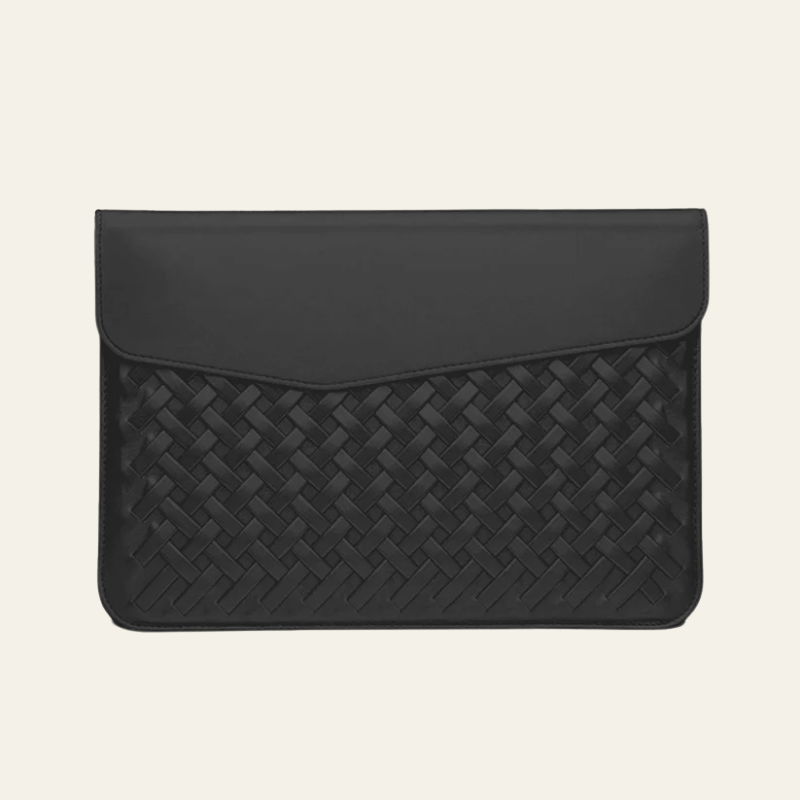 The Capri Woven Laptop Clutch
