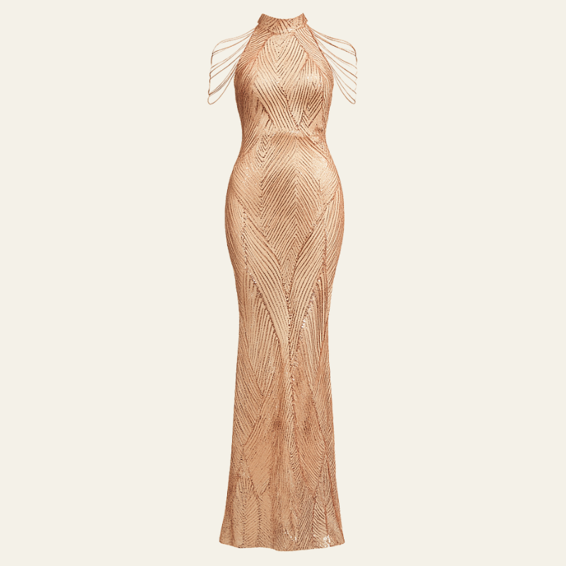 The Cannes Sequin Evening Gown