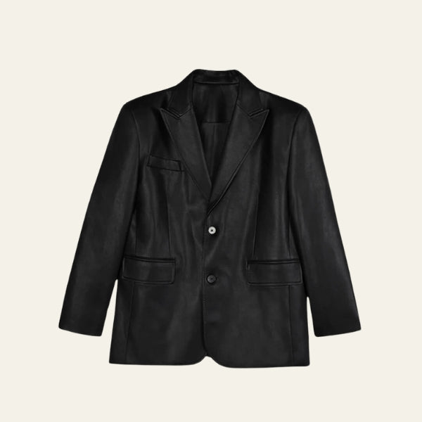 The Milan Leather Blazer