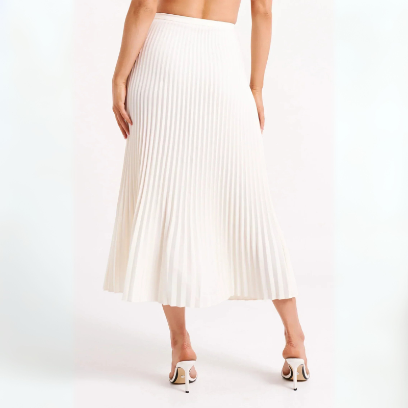 The Lucerne Pleated Maxi Skirt