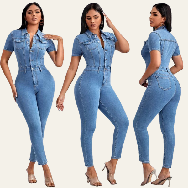 The Verona Denim Jumpsuit