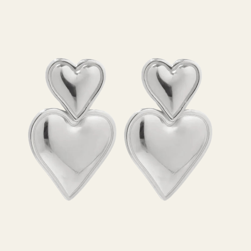 The Amore Heart Earrings