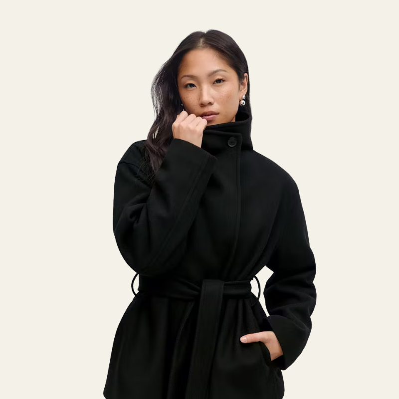 The Vienna Wool Wrap Jacket