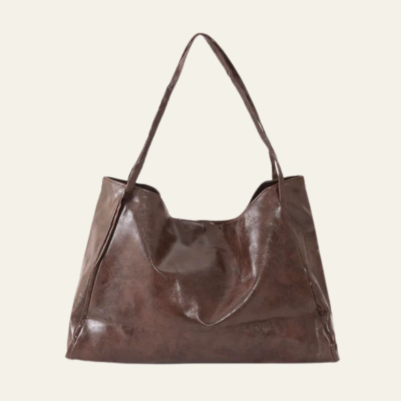 The Verona Vegan Leather Shopper Bag