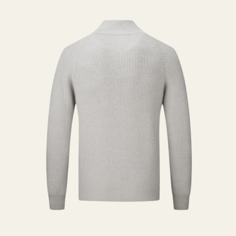 The Amalfi Wool Zipper Vest