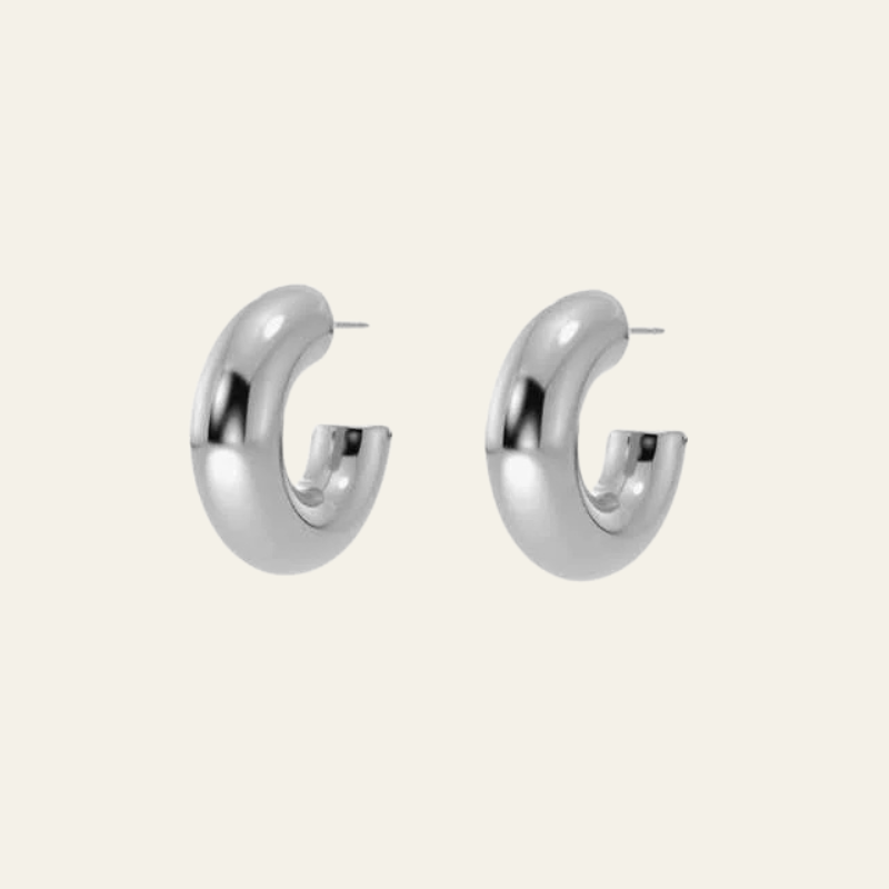 The Monaco Chunky Hoop Earrings