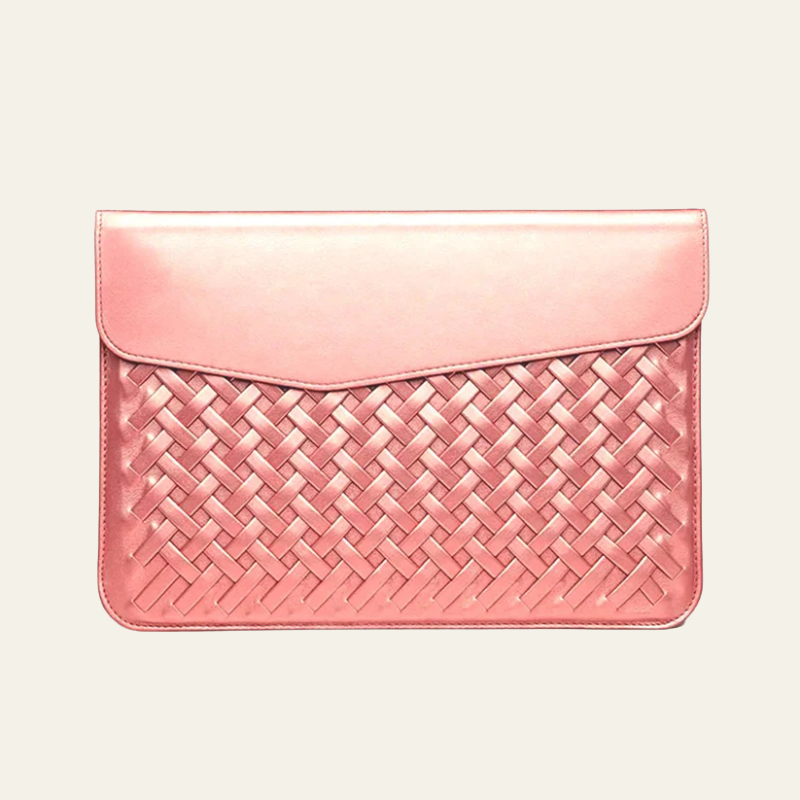 The Capri Woven Laptop Clutch