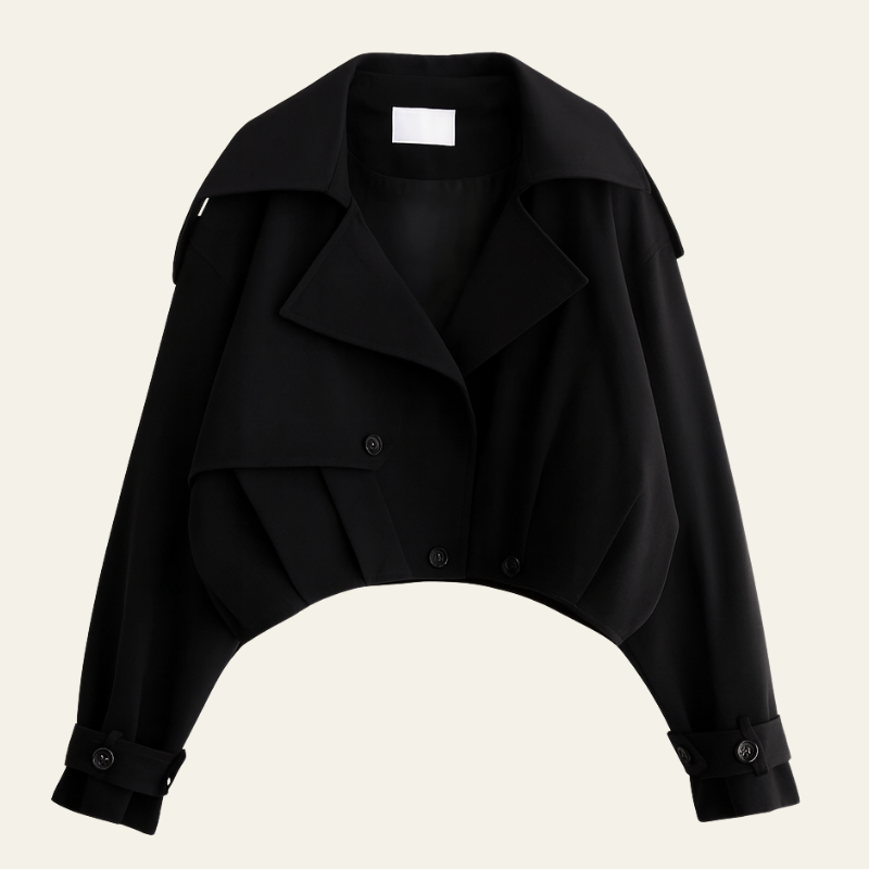 The Paris Cropped Trench Jacket