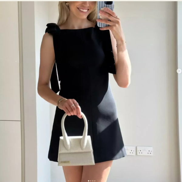 The Marseille Bow Mini Dress