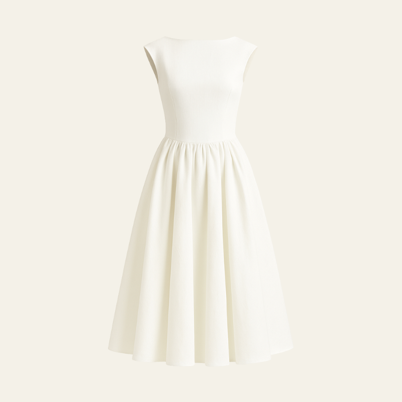 The Florence A-Line Midi Dress