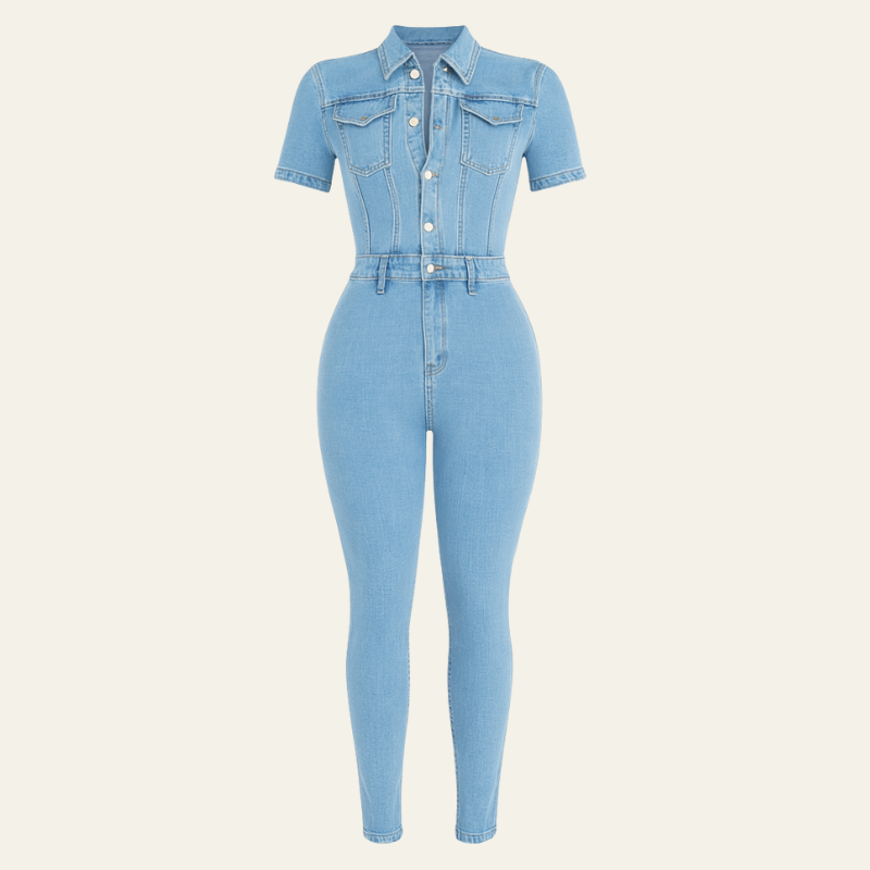 The Verona Denim Jumpsuit