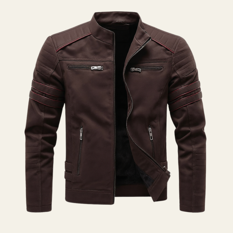 The Monaco Biker Faux Leather Jacket
