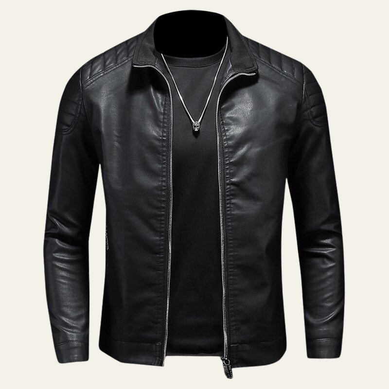 The Vienna Biker Faux Leather Jacket