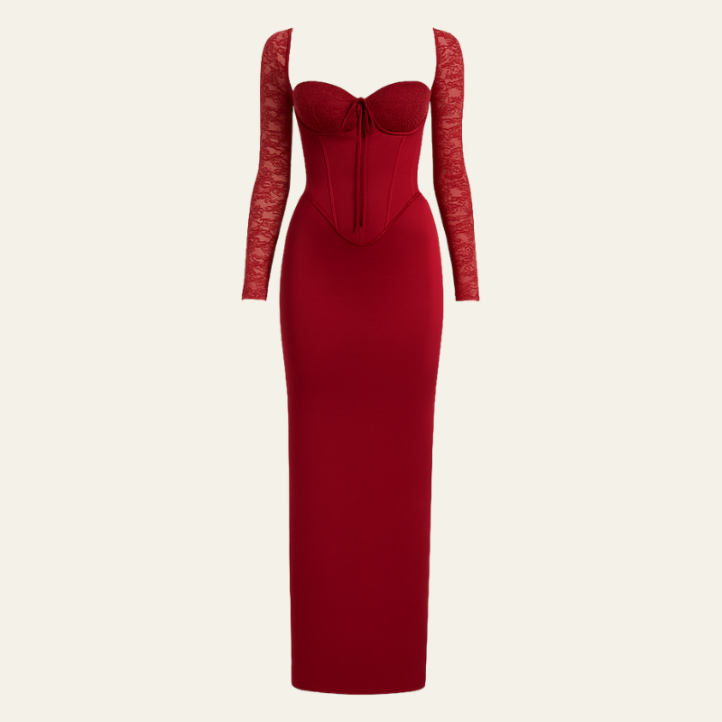 The Verona Lace Maxi Dress