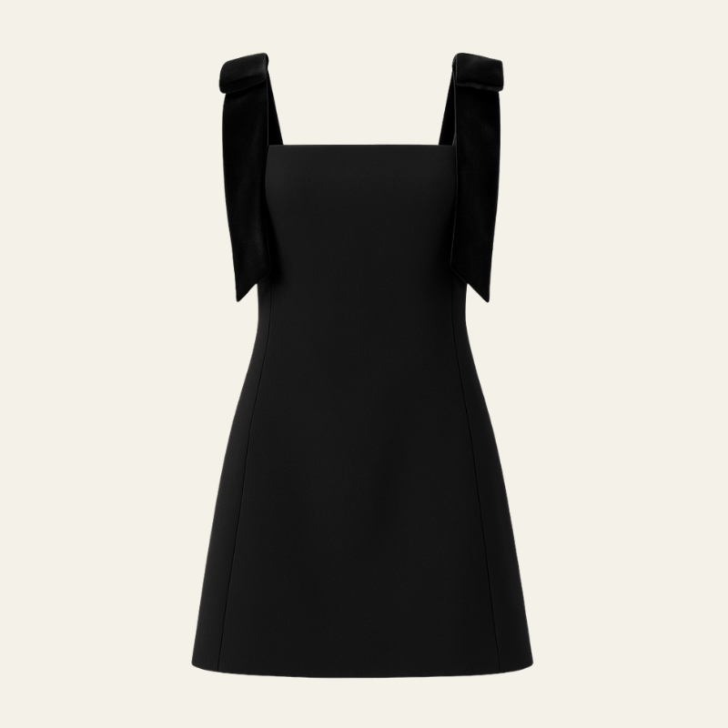 The Marseille Bow Mini Dress