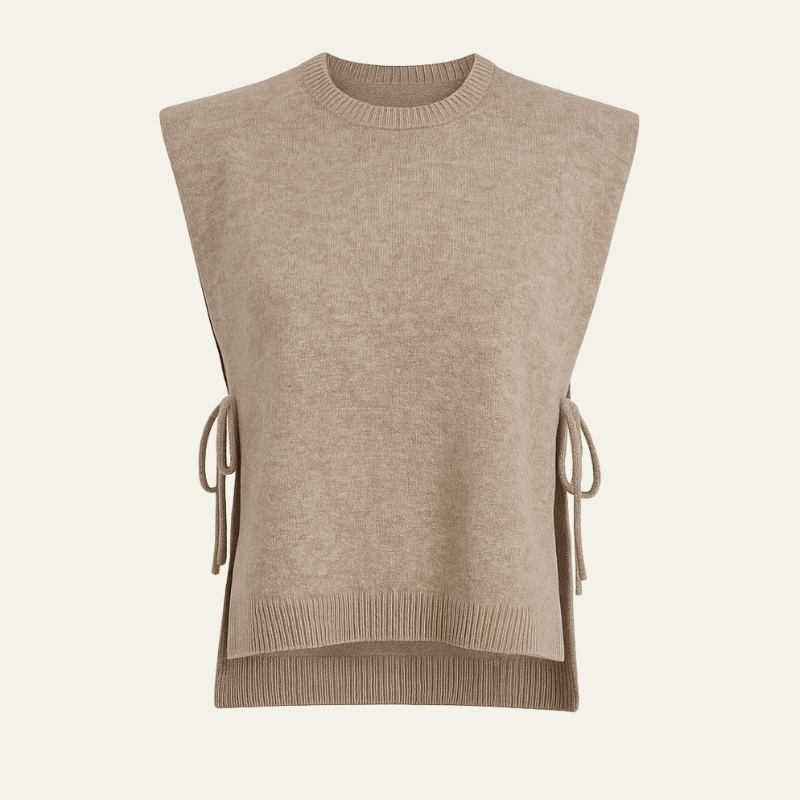 The Sorrento Side-Tie Knit Top