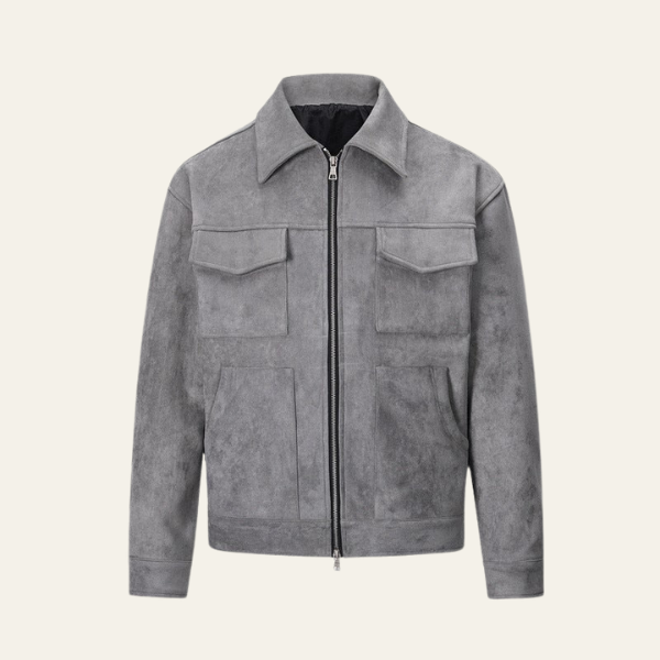 The Vienna Utility Suede Field Jacket